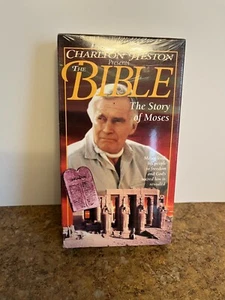 Charlton Heston Presents The Bible: The Story of Moses VHS 1993 New Sealed - Picture 1 of 2