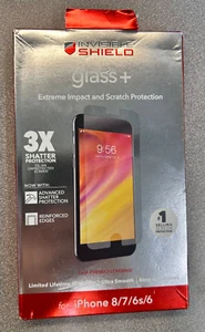 Zagg InvisibleShield Glass + Screen protector for iPhone 8/7/6s/6 - Picture 1 of 2