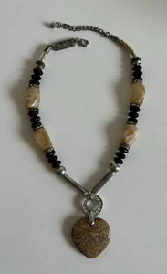 BIBA Modeschmuck-Kette mit Herz-Anhänger - Bild 1 von 8