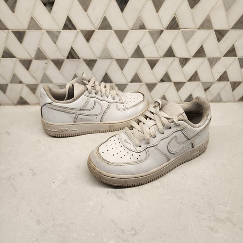 Scarpe Nike Air Force 1 Low Retro 314193 117 bianche triple bambini taglia 12 5 C