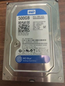 WD5000AAKX-00KJ3A0, DCM HGRNHTJCHB, Western Digital 500 GB SATA 3,5-Festplatte - Bild 1 von 1