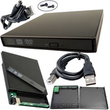External Laptop NoteBook USB 2.0 to IDE BD CD DVD Rom Drive Case Enclosure Caddy