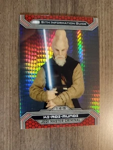 2015 Topps Star Wars Chrome Perspectives Refractor Prism Ki-Adi-Mundi 14-S /199 - Bild 1 von 2