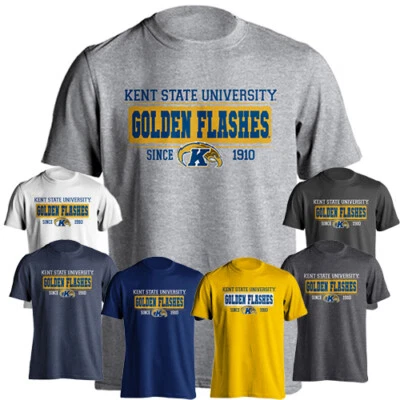 Kent State University Golden Flashes Since 1910 Est. Tee Short Sleeve T-Shirt - Image 1 of 2