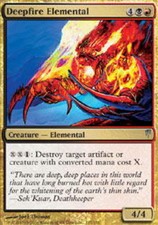 4x Deepfire Elemental MTG ColdSnap NM Magic Regular