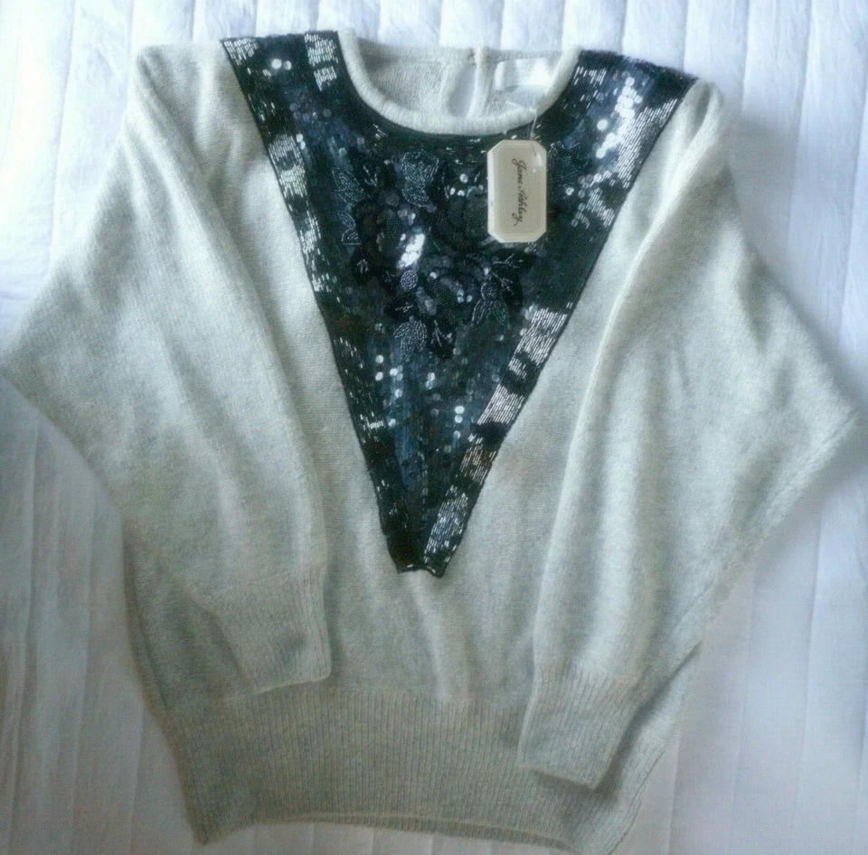 Новый с Ярлыками винтажный женский свитер Jane Ashley средний - Изображение 1 из 1