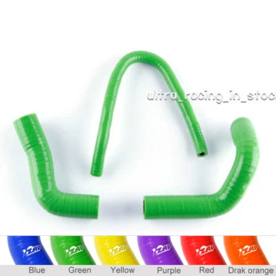 KIT MANGUERAS DE REFRIGERACIÓN RADIADOR ZAP PARA KAWASAKI ER-6N 2007-2015 3 CAPAS SILICONA VERDE Foto 1 de 4