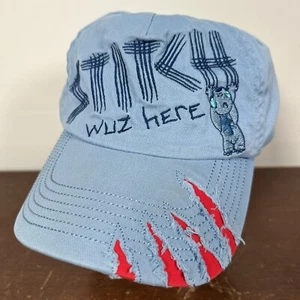 Disney Parks “Stitch Wuz Here” Youth Kid Hat Blue Red Lilo & Stitch 54-57 CM STH - Picture 1 of 7
