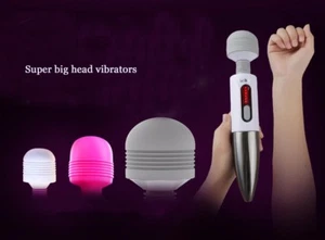 LETEN AV Lightnining Wand Vibrators Massager Multi Speed USB charge Clitoris Sex - Picture 1 of 12