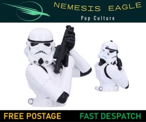 STAR WARS STORMTROOPER BUST FIGURINE 14.2cm NEMESIS NOW BRAND NEW - Picture 1 of 6