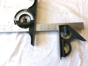 BROWN & SHARPE 24" COMBINATION SQUARE - 4 PIECE - EXCELLENT CONDITION - Picture 1 of 7