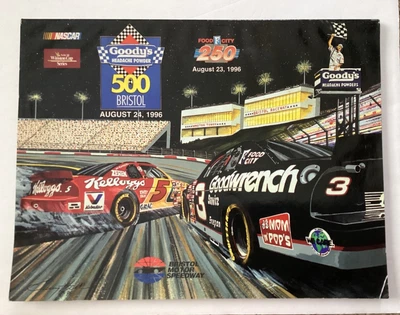 *1996 Bristol Motor Speedway Goody's 500 Nascar Winston Cup Program - Image 1 of 4