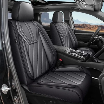 Seat Covers Faux Leather For Nissan Versa 2009-2025 Full Set Seat Pad Foto 1 de 4