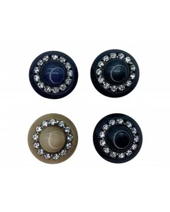Bottone Bombato Gioiello Strass Conico Mm 17 9061/28 - Imagen 1 de 17