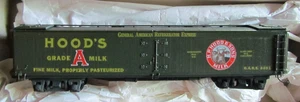 HO Kit-bashed GARE Hood's Milk 50' Express Reefer (RTR) w/KD - Picture 1 of 2