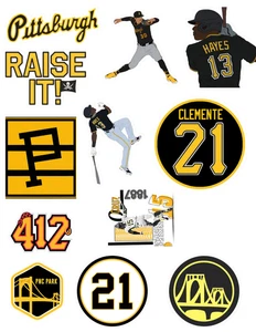 MLB Pittsburgh Pirates Stickers - Picture 1 of 1