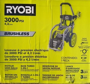 RYOBI 3000 PSI 1.1GPM Cold Water Electric Pressure Washer 910097556-01-01-23 NEW - Picture 1 of 3