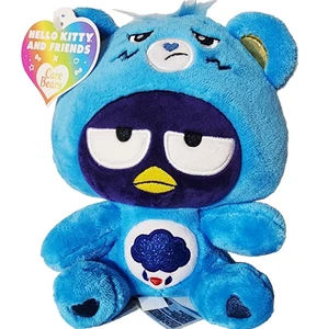 Hello Kitty And Friends X Care Bears Peluche Colaboración Badtz Maru Grumpy Bear Penguin - Imagen 1 de 7