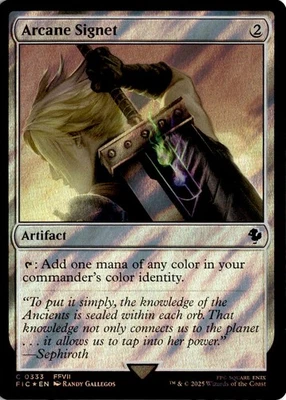 MTG Commander: FINAL FANTASY Surge Foil Arcane Signet () C 333 NM Scan - Image 1 of 2