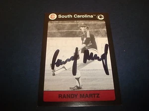 Randy Martz Cubs South Carolina 1991 Collegiate Collection Signed Autograph M7 - Picture 1 of 1