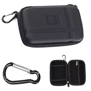 Black 5.2 Inch Hard GPS Carry Case Pouch Bag For 5" Garmin Nuvi TomTom Magellan - Picture 1 of 10