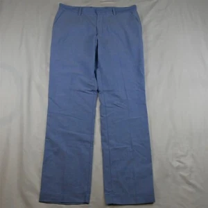Ashworth 34 x 32 Blue Oxfordized Golf Pants - Imagen 1 de 3