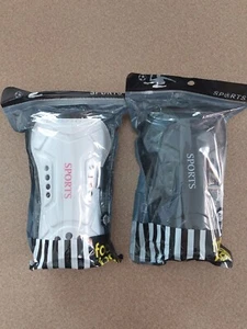 2 Pair Youth Shin Pads Guard Sport Leg Protector Gear for Football Soccer Size M - Picture 1 of 8
