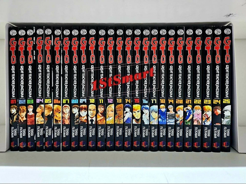 GTO Great Teacher Onizuka Manga Volume 1-25 Complete Set English Version Comic - Image 1 of 4