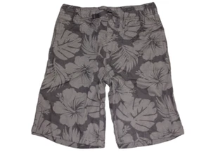 Gymboree Surf Legend Brown Hibiscus Shorts Summer Boys Size 8 NWT 2012 - Picture 1 of 4