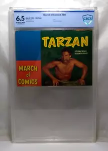 March of Comics #98 (1953) CBCS 6.5 Tarzan Photo Cover File Copy Dell Comics - Picture 1 of 3