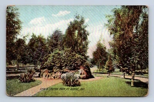 Lawton Park View Fort Wayne Indiana Postcard Unposted - Picture 1 of 2
