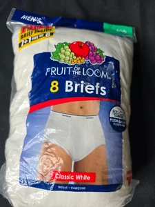 Fruit of the Loom Size Large Briefs Classic White 2009 New Old Stock - Picture 1 of 3