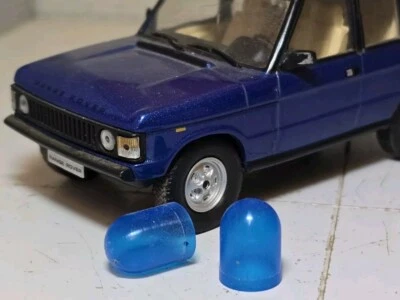 Range Rover Classic & P38 Dash Gauge Instrument T10 Bulb Blue Cover Filters x2 - Image 1 of 4