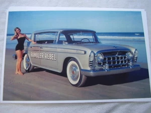 1957 RAMBLER REBEL IN COLOR !! 11 X 17 PHOTO PICTURE - Picture 1 of 1