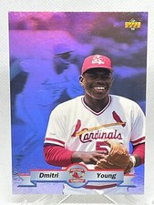 Dmitri Young 1992 Upper Deck Minor League Top Ten Prospects #TP9 Hologram Insert
