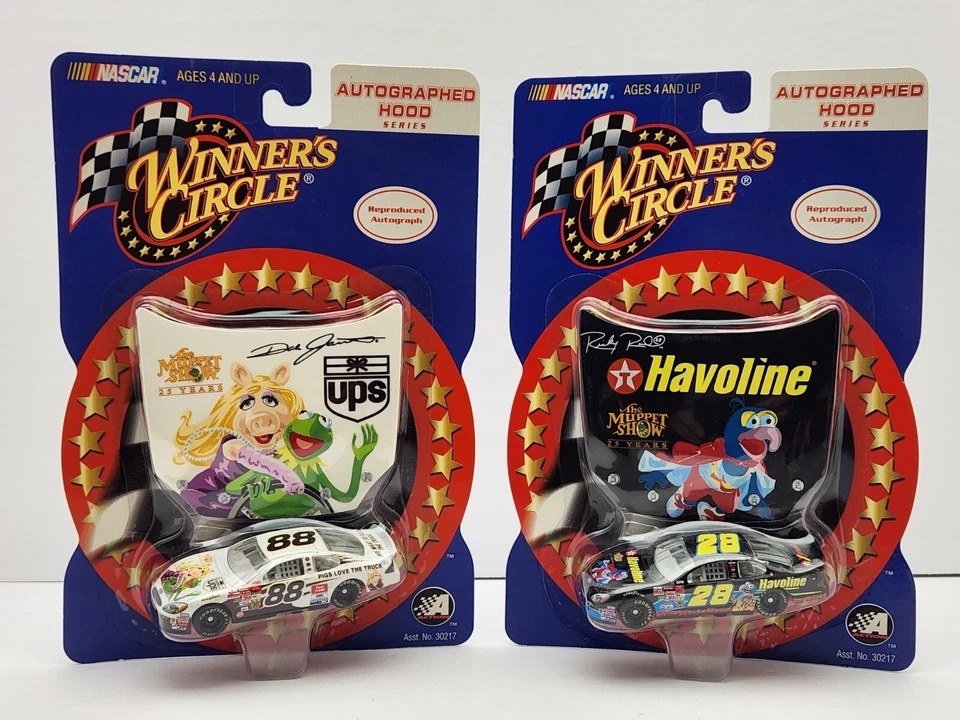 Winner's Circle Ricky Rudd Havoline/Dale Jarret UPS Muppet Show 25 Yrs.-2 CarSet - Image 1 of 4