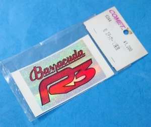 (Alex Racing 6344) Barracuda R3 Bling Bling Sticker 10x6.5cm-1pcs / 3x2.3cm-2pcs - Picture 1 of 2