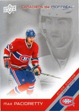 Max Pacioretty 2011-12 McDonald's Upper Deck Montreal Canadiens