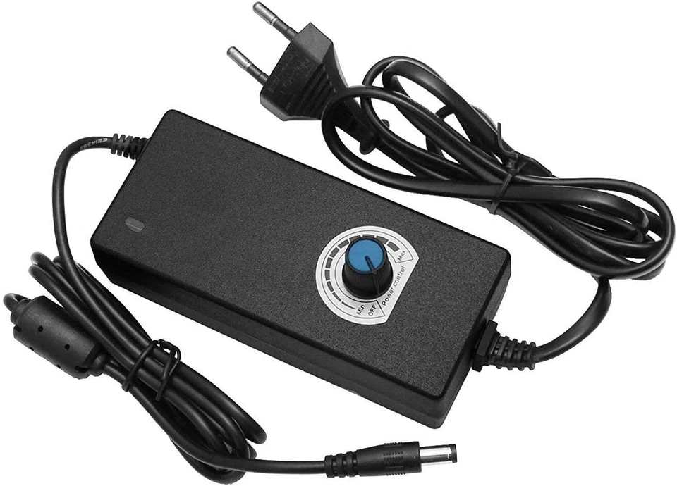 Regelbares Netzteil 0 -12 / 0 - 24 V Hohlstecker 5,5mm Trafo Schaltnetzteil - Bild 1 von 4