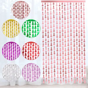 AU STOCK Willy Tinsel Curtain Rose Gold Metalic BackDrop Hens Party Penis Decor - Picture 1 of 15