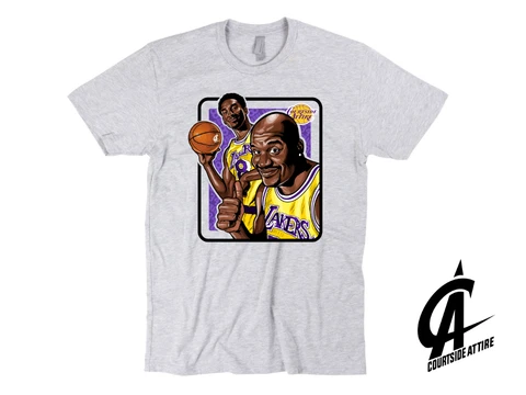 Kobe and Shaq Lakers Duo LA Shirt Mens Unisex Adult Bryant O'neal Cover