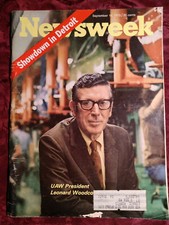 NEWSWEEK September 14 1970 Sept Sep 70 SHOWDOWN IN DETROIT UAW LEONARD WOODCOCK