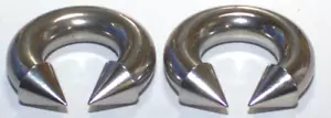 1 Juego de 0g 5/8 Herradura 10 x 11 mm Pico Acero Quirúrgico 316L Gran Calibre Sexy Regalo - Imagen 1 de 1
