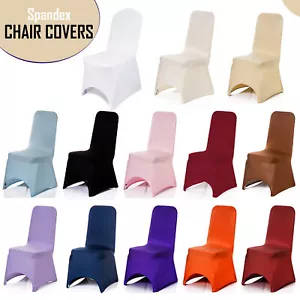 Removable Stretch Dining Room Chair Covers Seat Covers for Wedding & Party Decor - Picture 1 of 100