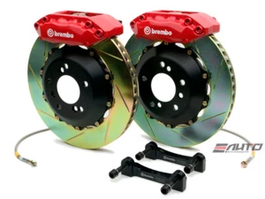Brembo Front GT Brake 4Pot Caliper Red 328x28 Slot Rotor for Impreza GC 93-01 - Picture 1 of 1
