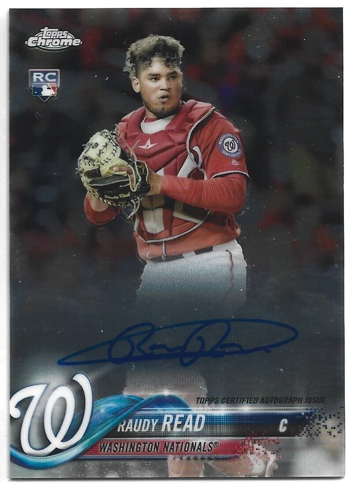 2018 Topps Chrome Rookie Autograph Raudy Read RA-RR - Image 1 of 1