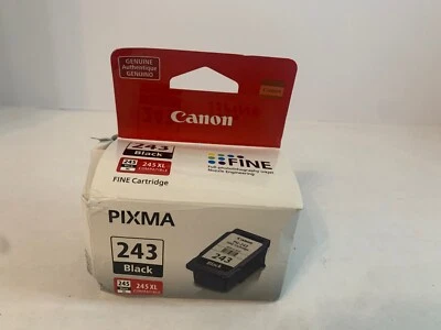 Genuine Canon PG-243 Black Ink Cartridge PIXMA iP2820 MG2420 TS3120 TR4520 MX490 - Image 1 of 4