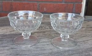 B#014 Vintage "Whitehall Clear" by Colony Set of Two Champagne/Tall Sherbet - Picture 1 of 4