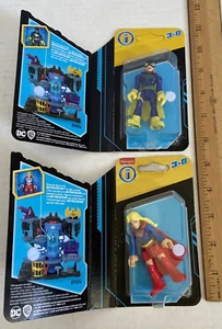 Due figurine Fisher-Price Imaginext DC Super Friends Supergirl e Batgirl *NUOVE* - Foto 1 di 5