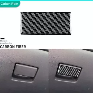 Real Carbon Fiber Co-pilot Glove Box Handle Cover For Nissan Altima Teana 19-25 - Picture 1 of 24